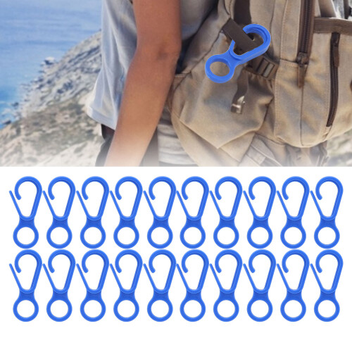 Hartplastik Karabiner 50er Pack 1