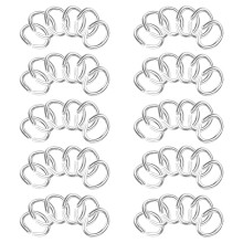 300St Multipurpose Open Jump Rings Koperen Verbinder Voor DIY