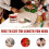 5Rollen Feestdecoratie Lint Kerst Print Glad Polyester 6