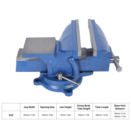Amboss Tischschraubstock 200 mm 1