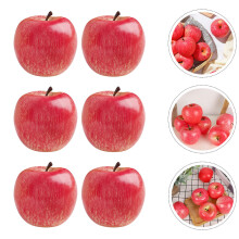 6St Vervaardigde Realistische Appelsals Slaapkamer Ornament