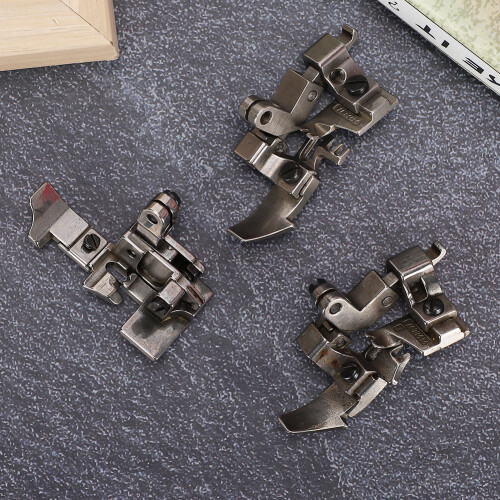 Overlock Zubehör 5-Draht Stahl Nähfuß schmal 1