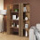 Rowan Wide Shelving Unit 183CM Tall - Oak 2