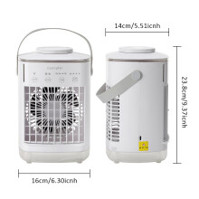 Raffrescatore portatile 4 in 1 700ml nebulizzatore LED 4 velocità USB casa ufficio