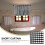 Zwart-Wit Geruit Valance Voor Keuken Polyester Decoratief 4