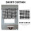 Zwart-Wit Geruit Valance Voor Keuken Polyester Decoratief 6