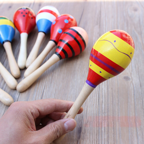 Maraca-Spielzeug Tiermotiv 20cm
