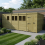 17 x 8 Pent Shed Tanalised (Single Door, With Windows) 1