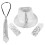 1Set Glimmend Jazz Hoed Handschoenen Stropdas Set 6
