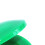 Grüne Kastagnette für Kinder Finger 10