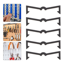 200St Pegboard Haak Organizer Zwart Kunststof Duurzaam