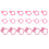 18St Kinder Silicium Chopstick Vingers Ringen Roze 1