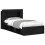 VidaXL vidaXL Bed Frame with Storage Black 90 x 190 cm Engineered Wood 2