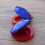 Kinder Finger Kastagnette Hellblau 8