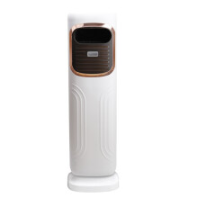 Ventilatore a torre verticale con doppia funzione di circolazione dell'aria, ideale per casa, ufficio e camera da letto.