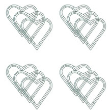 12 Paquetes Corona de Metal de CorazóN Marco de Guirnalda de Alambre en Forma de CorazóN de 12 Pulgadas para Manualidades Caseras del DíA de San