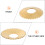 10St Handgreep Ringpakking Koperen Accessoires Gouden Set 5