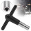 4er Pack T-Griff Drum Tuner Schwarz 4