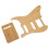Gitarren-Pickguard, Bambus natur 18