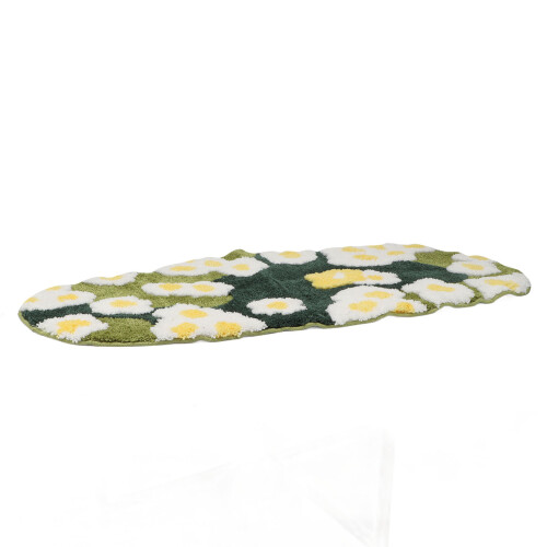 3D Moosblumen Teppich