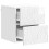 VidaXL vidaXL Wall-Mounted Bedside Cabinet 2 pcs High Gloss White 2