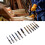 12er Set Kombi-Gewindebohrer HSS blau Ti 13