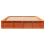 VidaXL vidaXL Bed Frame Wax Brown 150 x 200 cm Solid Pine Wood 3