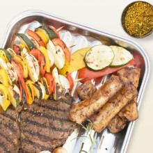 10 stk. engangs tinnfoliepanner sølvfargede aluminiums stekepanner egnet for airfryer stabelbare foliebrett
