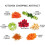 Multifunctional Vegetable Slicer 30 Different Cuts Kitchen Mandoline Potato Press Handheld Foldable Gray 6