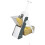 Multifunctional Vegetable Slicer 30 Different Cuts Kitchen Mandoline Potato Press Handheld Foldable Gray 5