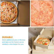 15 stk. bølgepapppizzabokser 9 tommers tykke kraftpapirpizza-takeaway-beholdere
