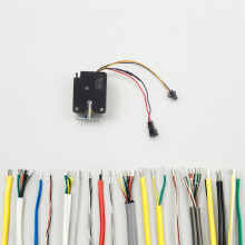 Elektrisk kontrolllås DC12V Mini Servo-dørlås med deteksjonsbryter