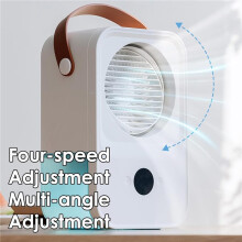 Ventilatore da tavolo evaporativo 650ml 4 velocità USB nebulizzatore silenzioso casa ufficio