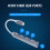 4 Port USB-C Hub für PC und Handy 6