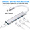 Mini USB-C Hub 4in1 Alu 1
