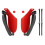 1Set Siliconen Controller Grip Cover Met Anti-Drop Hand Grip 1