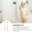 2St Pet Kitten Speelstok Kerst Flirtstok 3