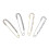 4St Rhinestone Brosje Veiligheidsspeld Kleding 1