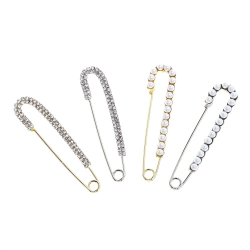4St Rhinestone Brosje Veiligheidsspeld Kleding