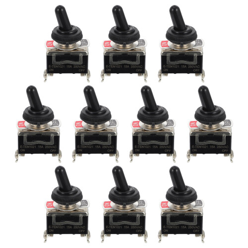 5Sets Marine Tuimelschakelaar 2- Met Waterdichte Cap