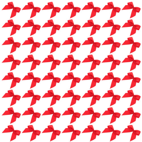 100St Polyester Strik Rood Voor Feestelijke Handgemaakte Decor