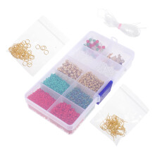 1Set Creatieve DIY Oorbel Haakjes En Kralen, Sieraden