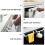 3St Duurzame Door Storage Rack Clip-on Wit ABS 6