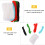 1Set Wolvilten Handwerkset DIY Kerstsneeuwpop Creatief Project 5