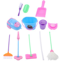 1Set Dollhouse Cleaning Toys Play House Accessories Assorted Color