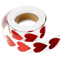 10X Creatieve Zelfklevende Hart Stickers Voor Knutselen
