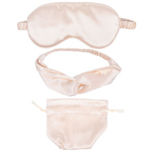 1Set Elastisch Oogmasker Set Voor Vrouwen Met Tas En Blinddoek