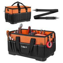 Saco de Ferramentas 485 mm-Duoku-Saco de Armazenamento, Portátil e Espaçoso, para DIY, Oficina e Obra, Base Impermeável