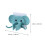 3St ABS Douchekopbeugel Olifant Cartoon , Multi-Purpose 2