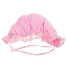 1St Pasgeboren Baby Bonnet Hoedje Roze Met Comfort En Zonbescherming